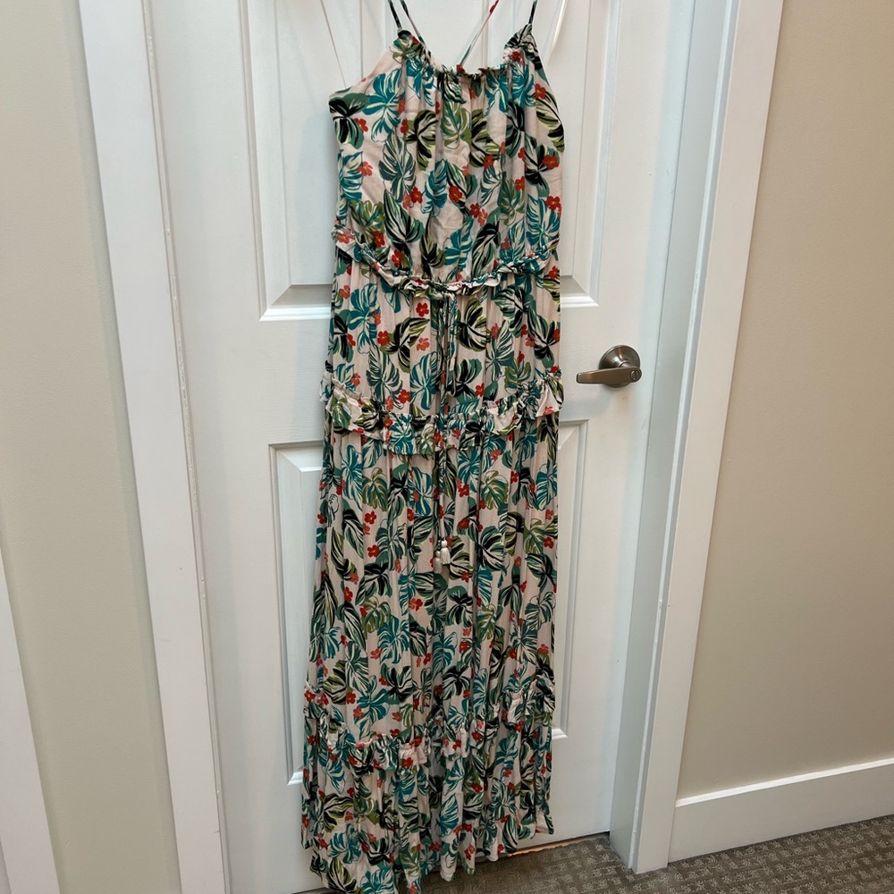 Anthropologie Lost + Wander Tropical Floral Maxi Dress